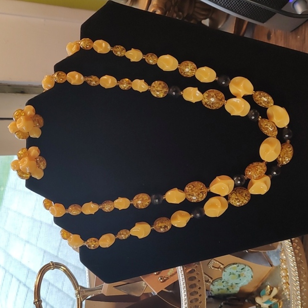 West Germany Beaded Necklace Set - Picture 8 of 8